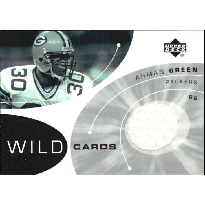 2002 Upper Deck Wildcard Jerseys #WCAG Ahman Green