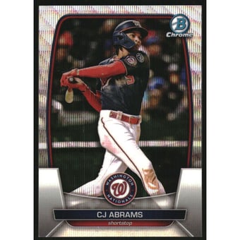 2023 Bowman Chrome Wave Refractors #74 CJ Abrams