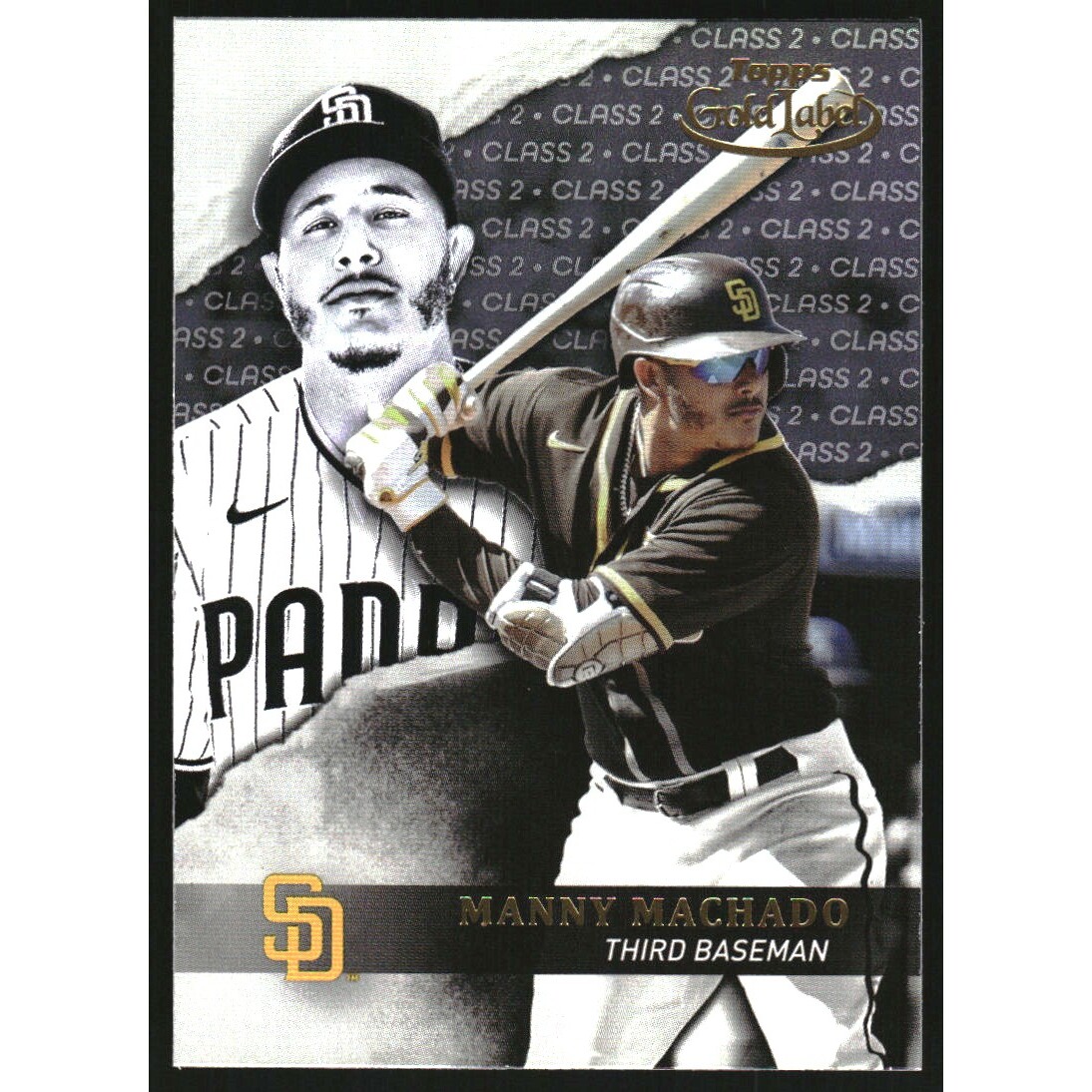 2020 Topps Gold Label Class 2 Black #80 Manny Machado
