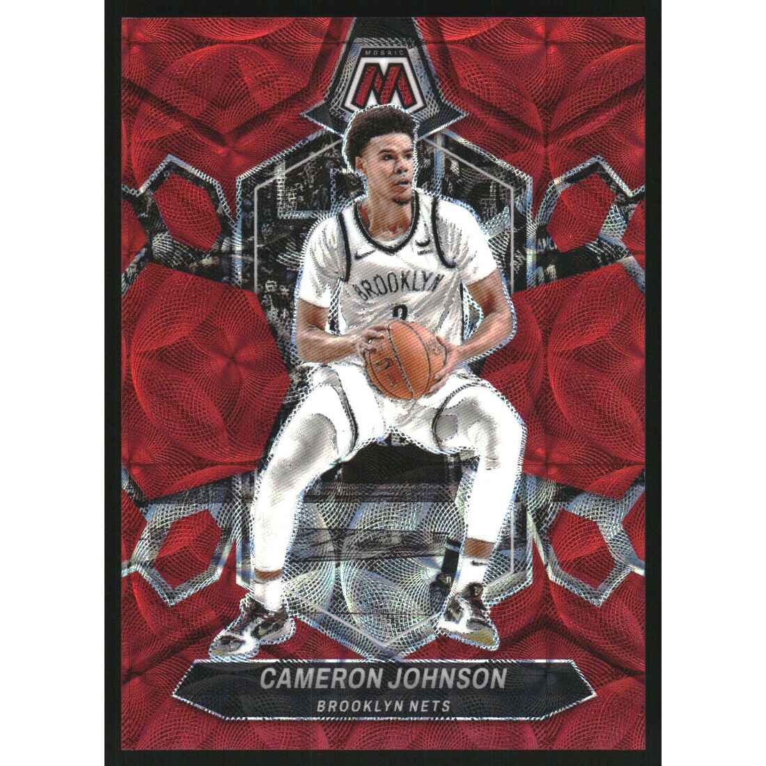 2023-24 Panini Mosaic Mosaic Red International #188 Cameron Johnson
