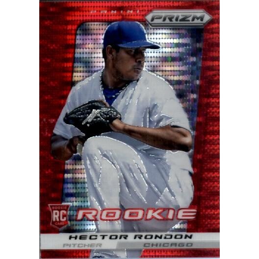2013 Panini Prizm Prizms Red Pulsar #204 Hector Rondon. rookie card picture