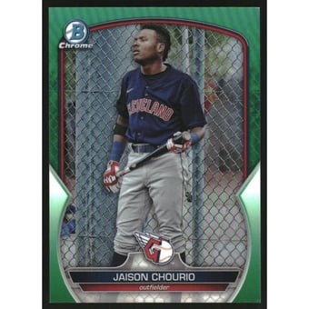 2023 Bowman Chrome Prospects Green Refractors #BCP226 Jaison Chourio