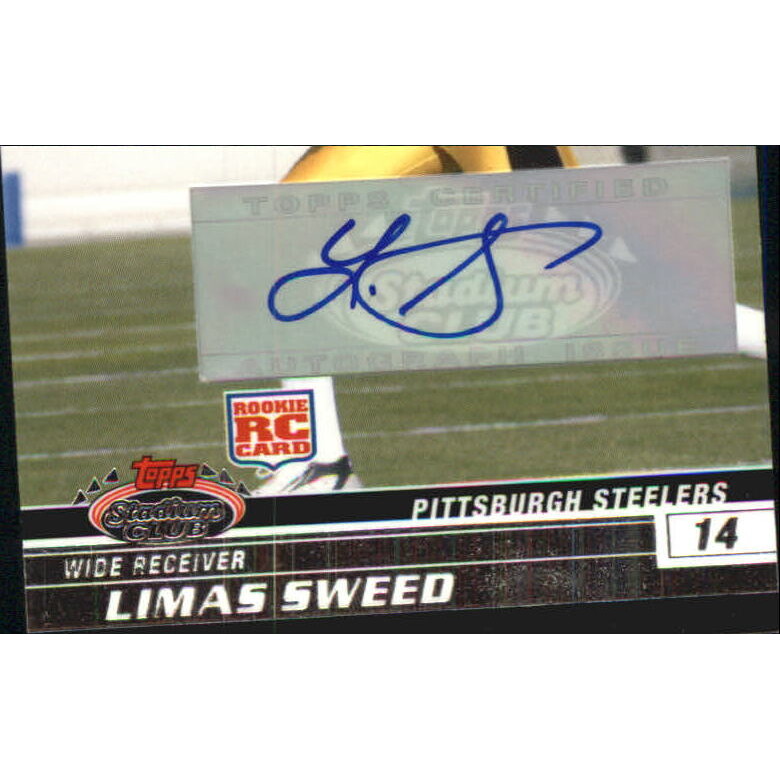 2008 Stadium Club Rookie Autographs #123 Limas Sweed B