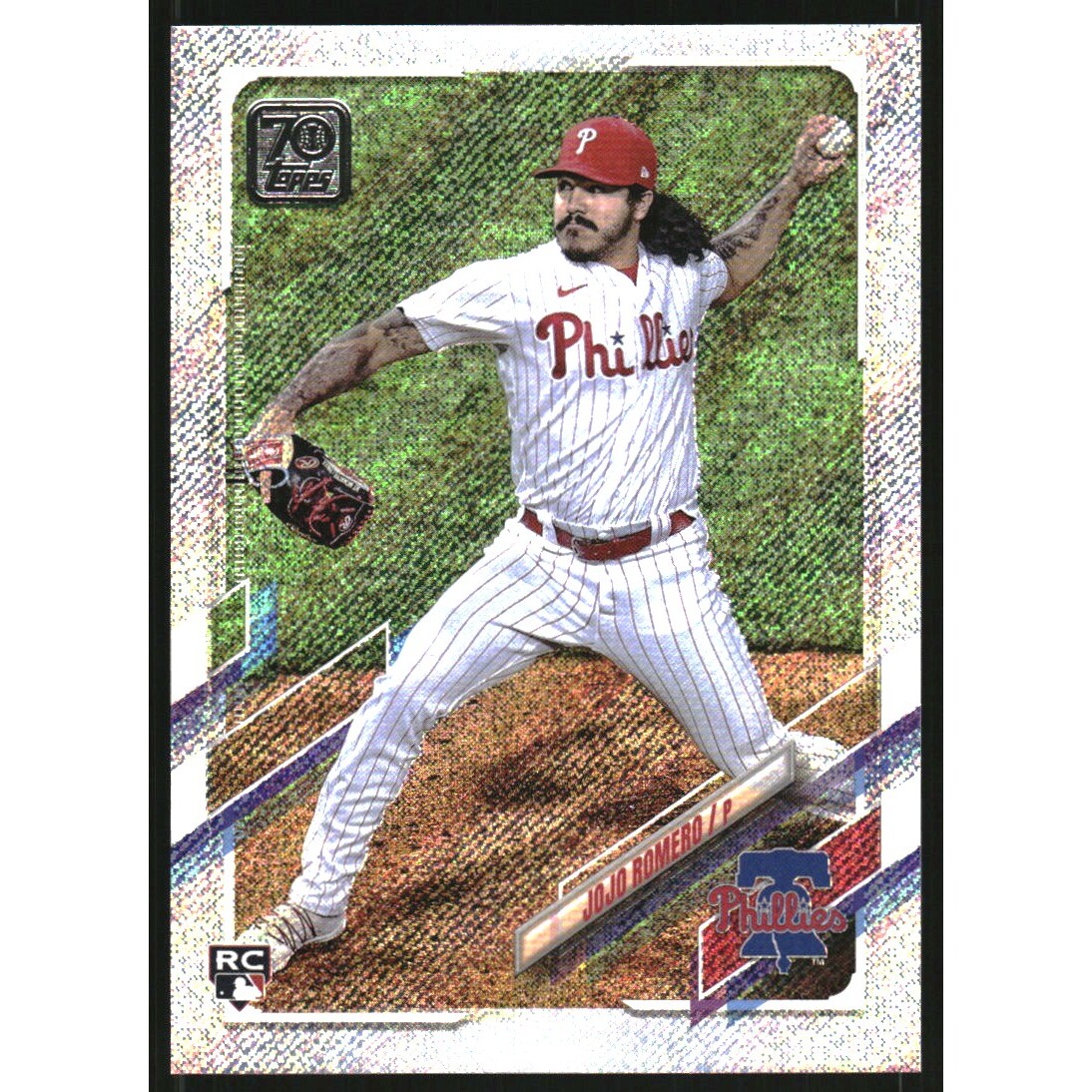 2021 Topps Factory Set Walmart Foilboard #508 Jojo Romero. rookie card picture