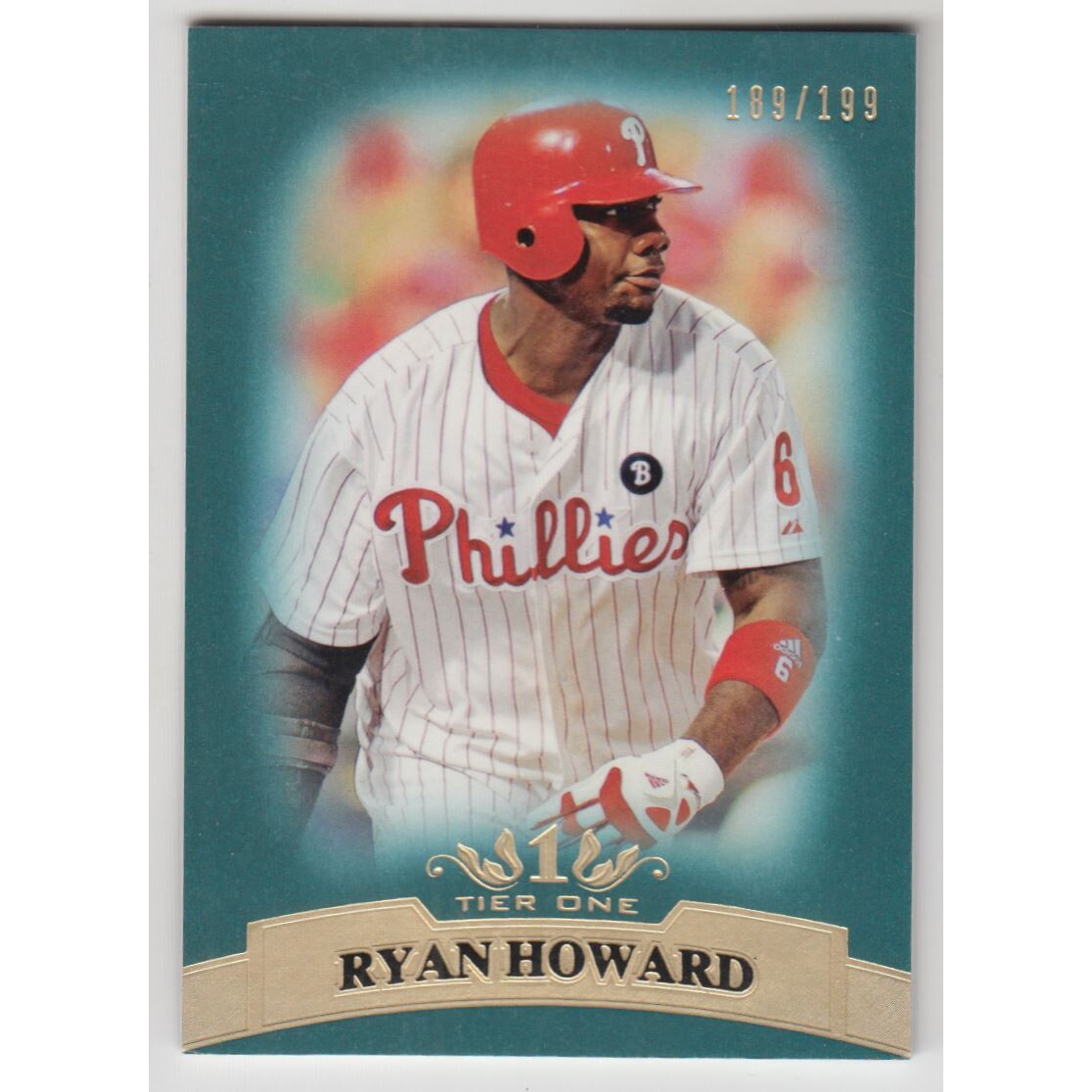2011 Topps Tier One Blue #66 Ryan Howard 2011 Topps Tier One Blue #66 Ryan Howard