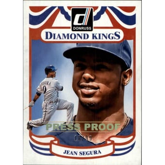 2014 Donruss Press Proofs Gold #24 Jean Segura DK