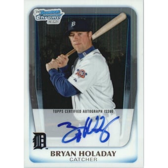 2011 Bowman Chrome Prospect Autographs #BCP173 Bryan Holaday