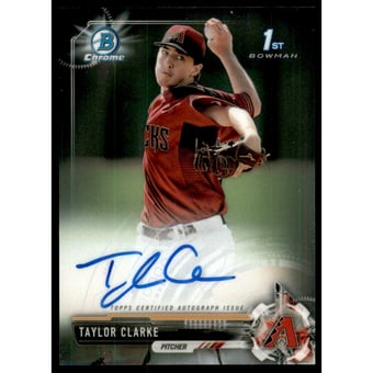 2017 Bowman Chrome Prospect Autographs #CPATC Taylor Clarke