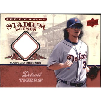 2008 UD A Piece of History Stadium Scenes Jersey Red #SS24 Magglio Ordonez