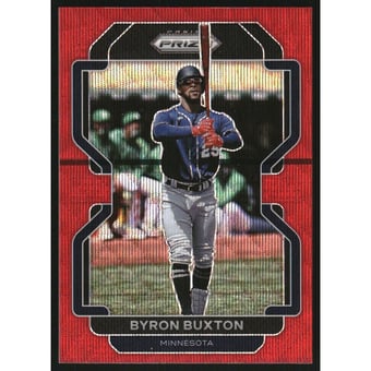 2022 Panini Prizm Prizms Red Wave #87 Byron Buxton