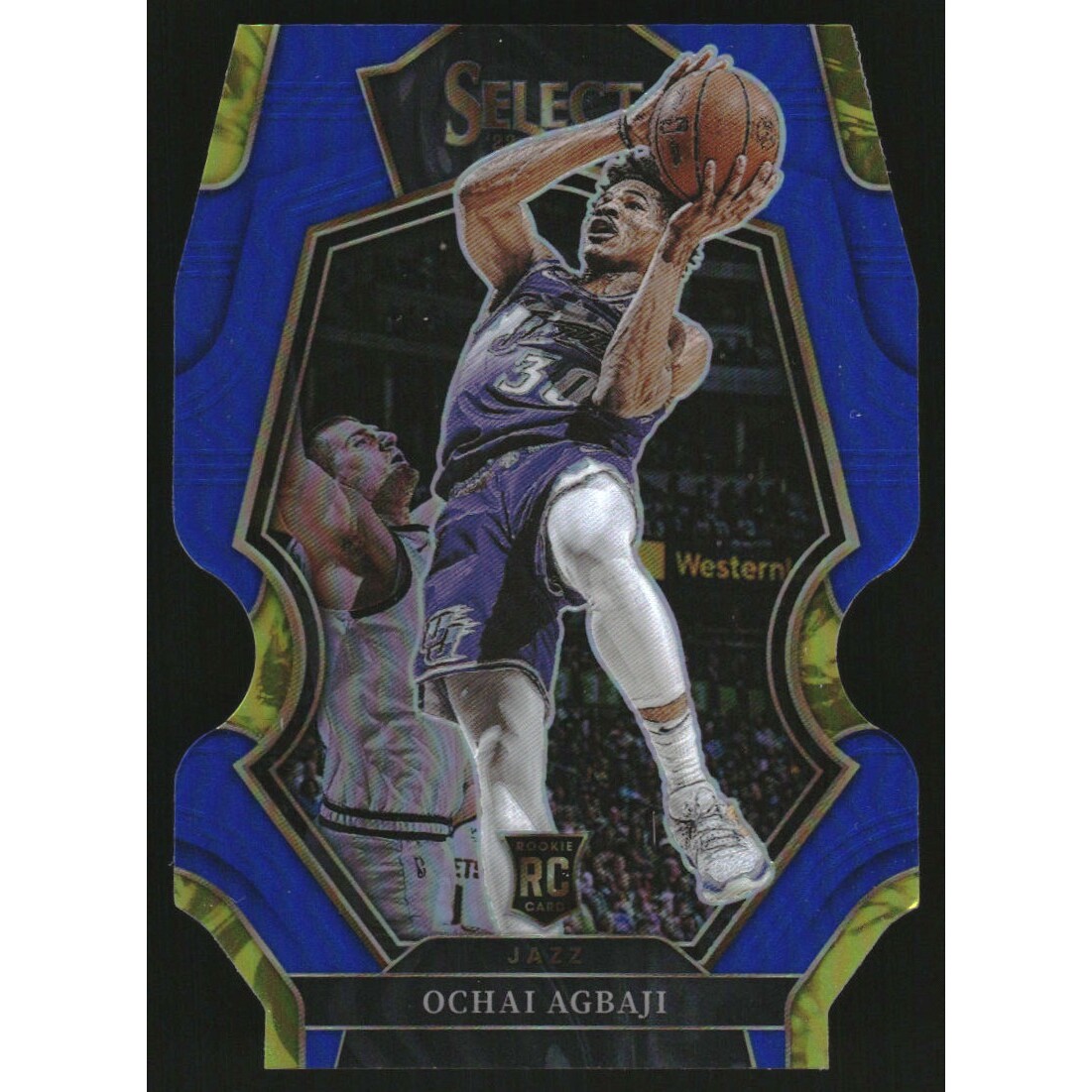 2022-23 Select Prizms Blue Die Cut #199 Ochai Agbaji