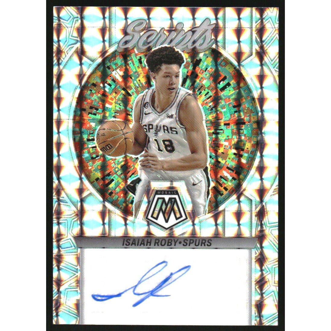 2022-23 Panini Mosaic Scripts #22 Isaiah Roby 2022-23 Panini Mosaic Scripts #22 Isaiah Roby