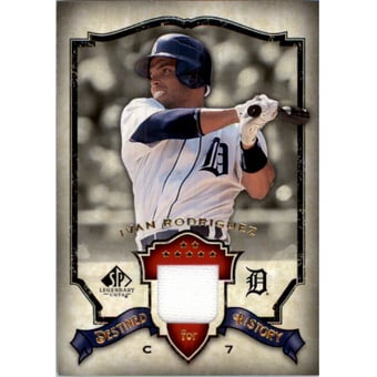 2008 SP Legendary Cuts Destined for History Memorabilia #DHIR Ivan Rodriguez