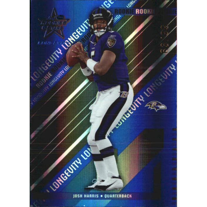 2004 Leaf Rookies and Stars Longevity Sapphire #230 Josh Harris