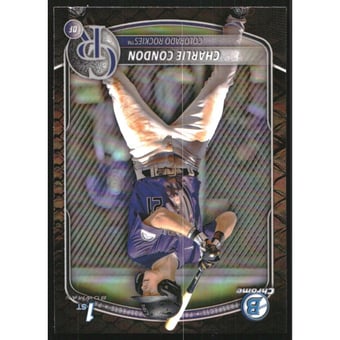2025 Bowman Chrome Prospects Reptilian Refractors #BCP75 Charlie Condon