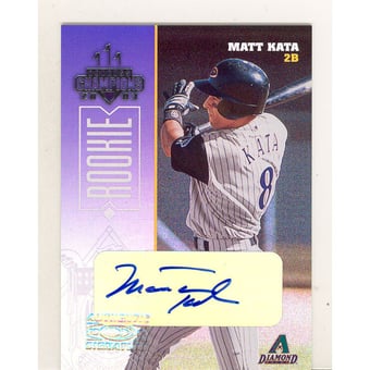 2003 Donruss Champions Autographs #285 Matt Kata/487