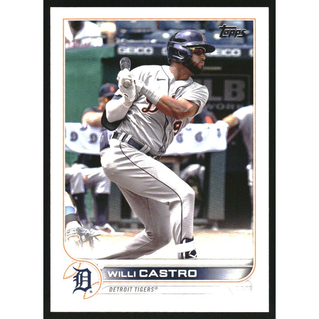 2022 Topps Advanced Stats #191 Willi Castro. rookie card picture