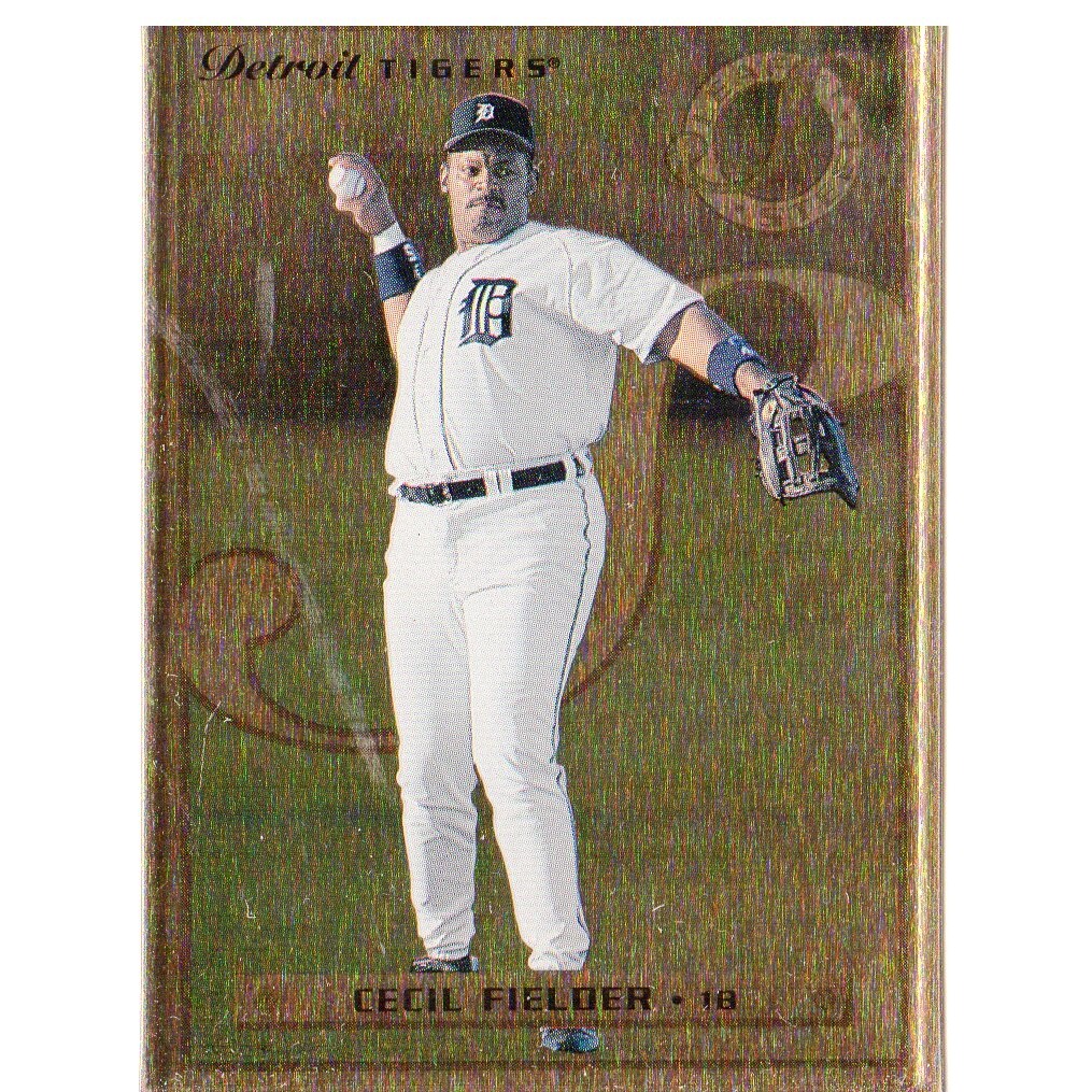 1996 Leaf Preferred Steel Gold #76 Cecil Fielder