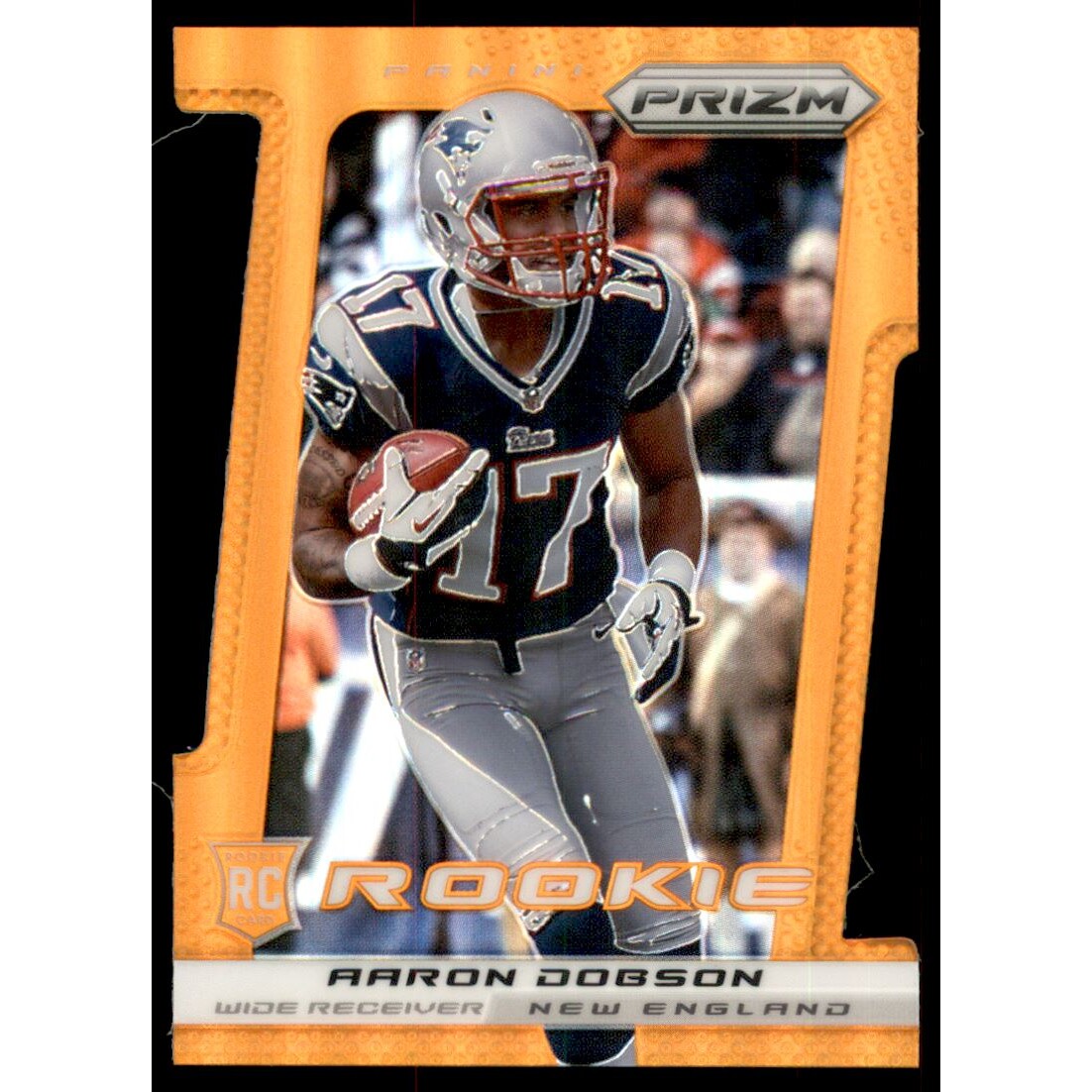 2013 Panini Prizm Prizms Orange Die Cut #201 Aaron Dobson