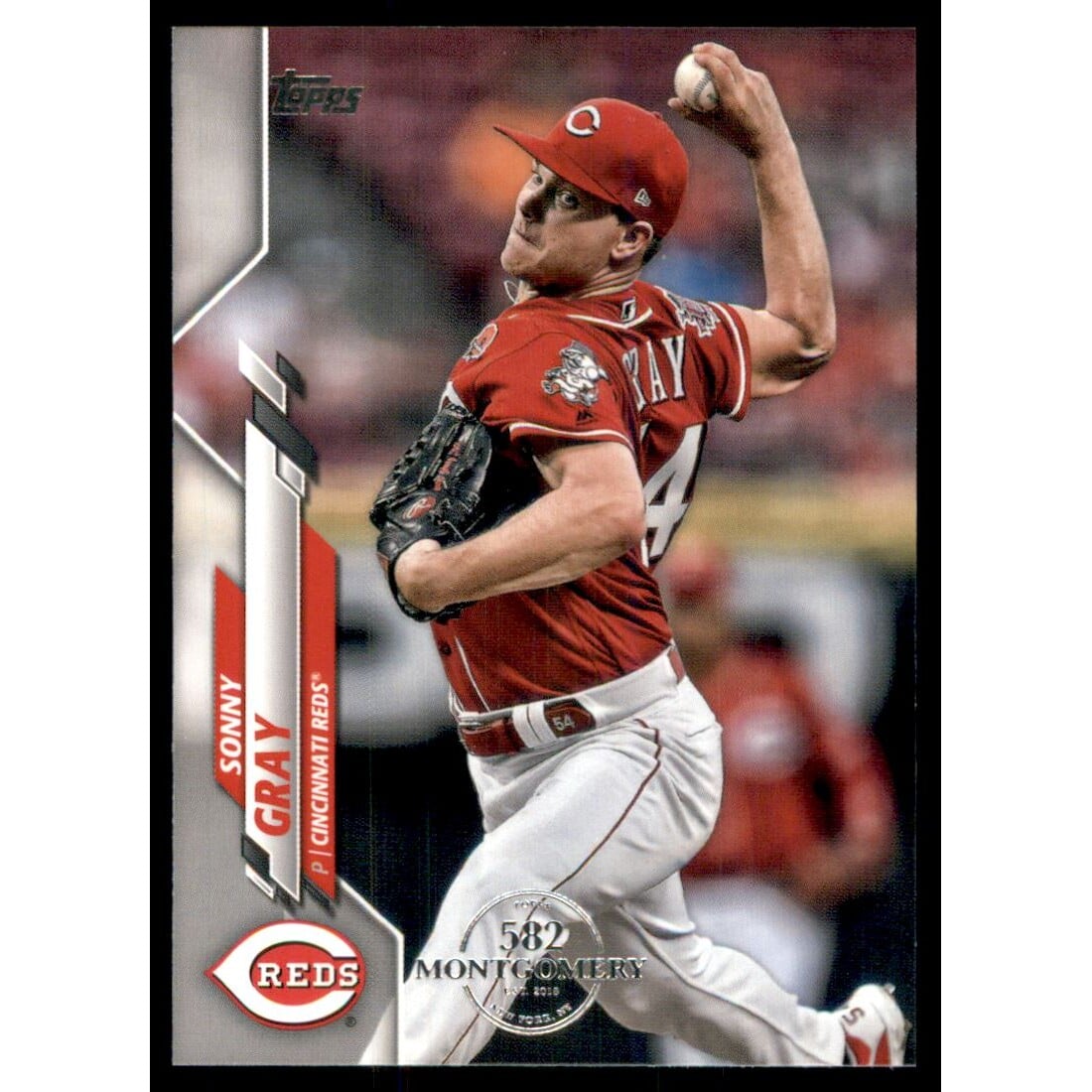 2020 Topps Factory Set 582 Montgomery Club #172 Sonny Gray. rookie card picture