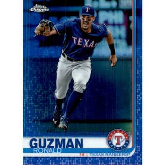 2019 Topps Chrome Blue Refractors #40 Ronald Guzman