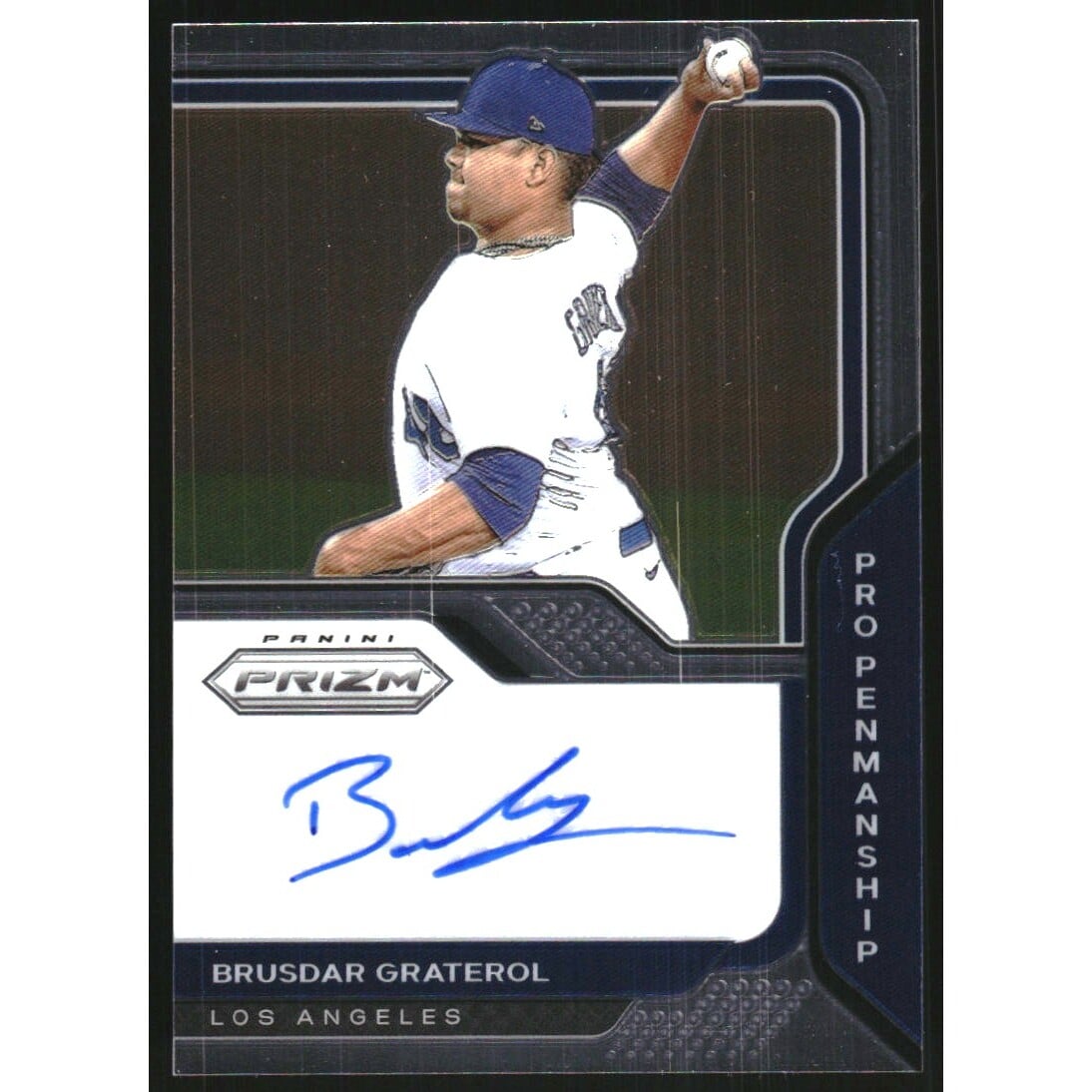 2021 Panini Prizm Pro Penmanship #5 Brusdar Graterol. rookie card picture