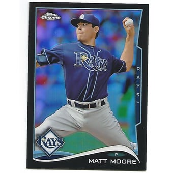 2014 Topps Chrome Black Refractors #102 Matt Moore