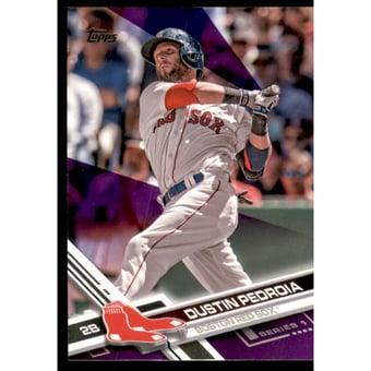 2017 Topps Toys R Us Purple Border #130 Dustin Pedroia