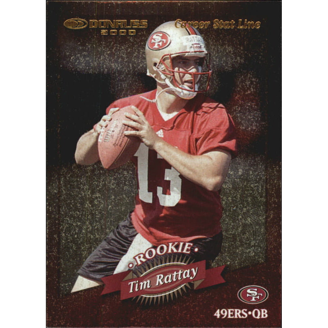 2000 Donruss Stat Line Career #233 Tim Rattay/112. rookie card picture