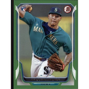 2014 Bowman Green #86 Taijuan Walker