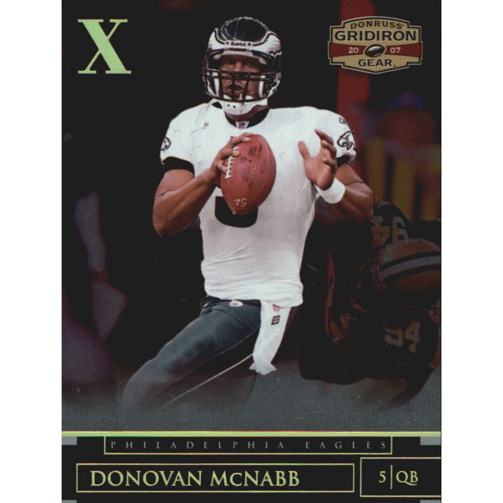 2007 Donruss Gridiron Gear Gold Holofoil X’s #8 Donovan McNabb 2007 Donruss Gridiron Gear Gold Holofoil X’s #8 Donovan McNabb