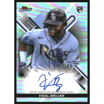 2022 Finest Autographs Refractors #FAVB Vidal Brujan