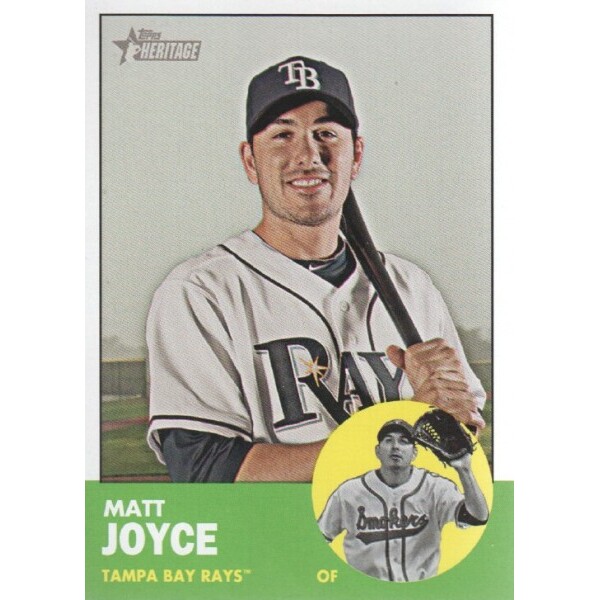 2012 Topps Heritage #432 Matt Joyce SP. rookie card picture