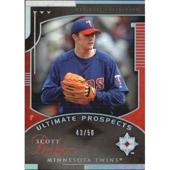 2005 Ultimate Collection Silver #202 Scott Baker UP