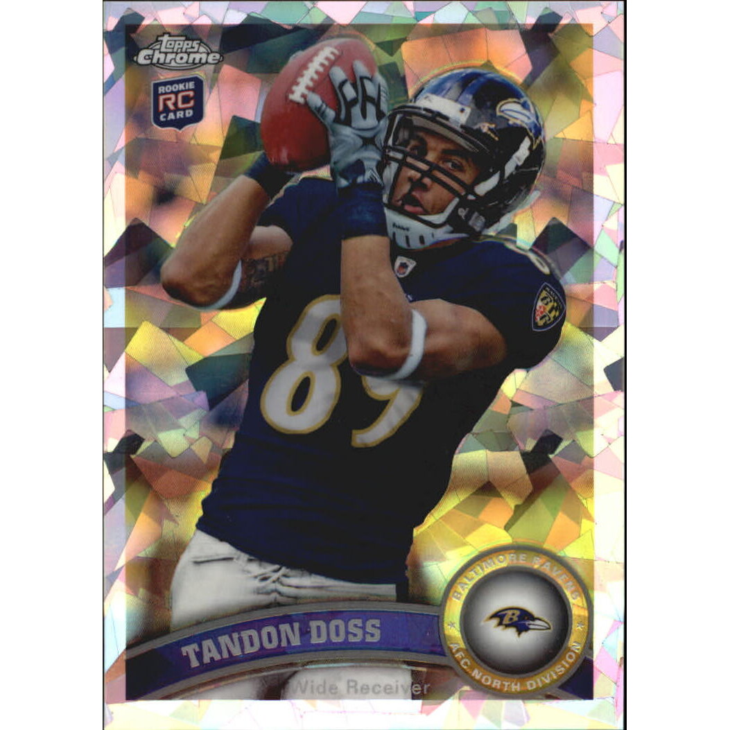 2011 Topps Chrome Crystal Atomic Refractors #174 Tandon Doss. rookie card picture