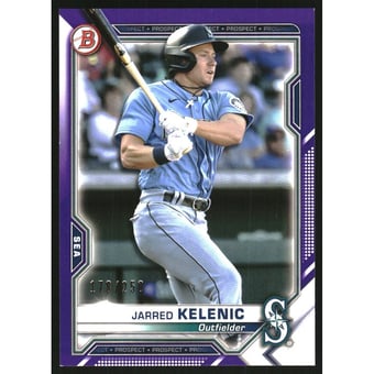 2021 Bowman Prospects Purple #BP102 Jarred Kelenic