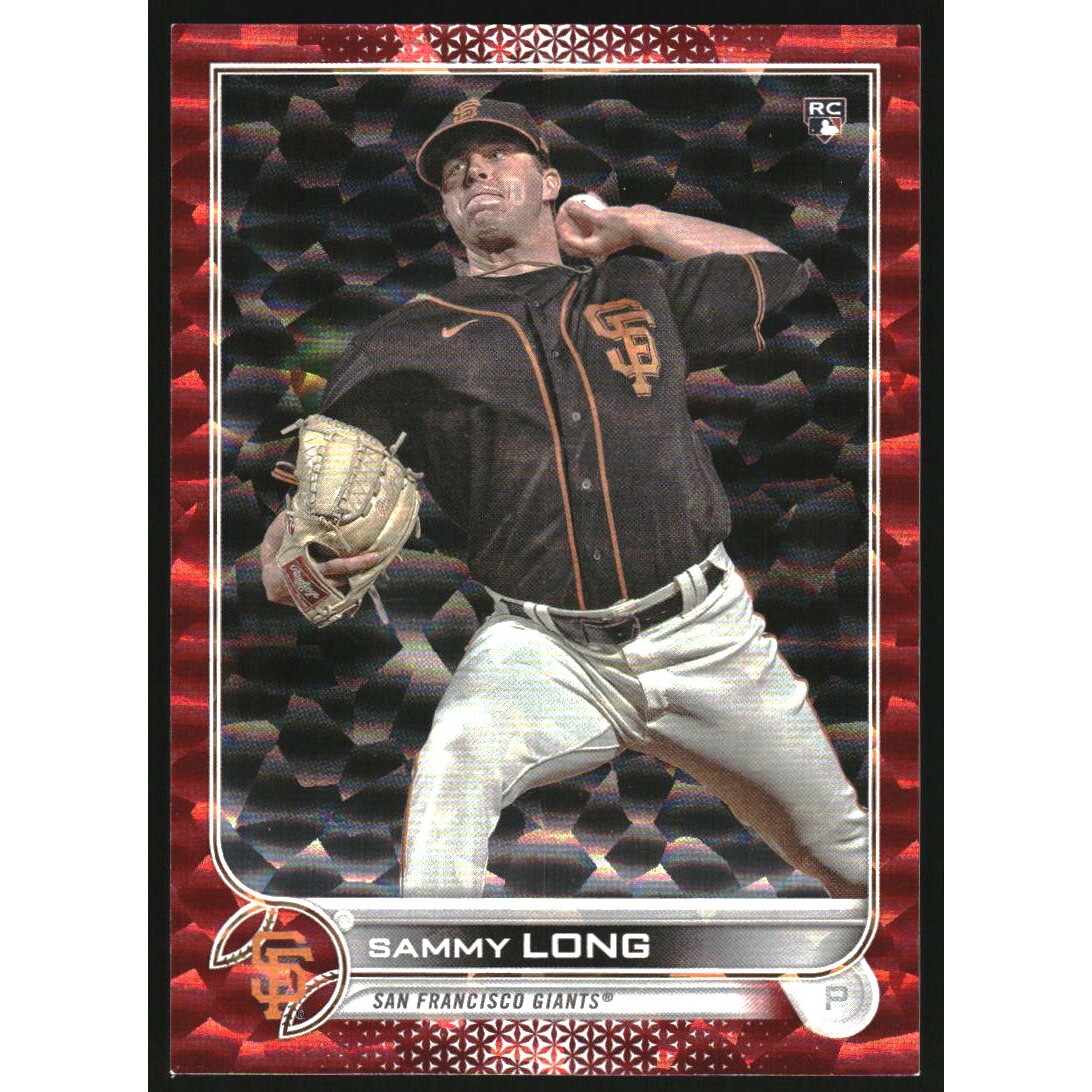 2022 Topps Red Foilboard #308 Sammy Long. rookie card picture