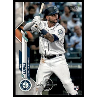 2020 Topps Factory Set 582 Montgomery Club #654 Tim Lopes