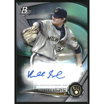 2022 Bowman Platinum Top Prospects Autographs #TOP54 Russell Smith