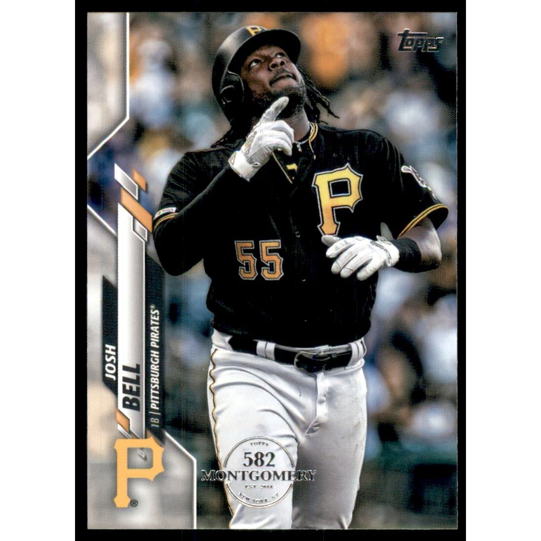 2020 Topps Factory Set 582 Montgomery Club #271 Josh Bell. rookie card picture