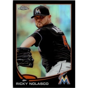 2013 Topps Chrome Black Refractors #132 Ricky Nolasco