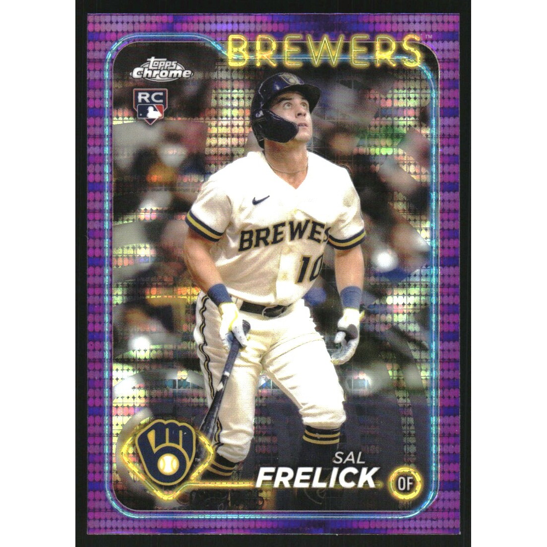 2024 Topps Chrome Purple Sonar Refractors #39 Sal Frelick. rookie card picture