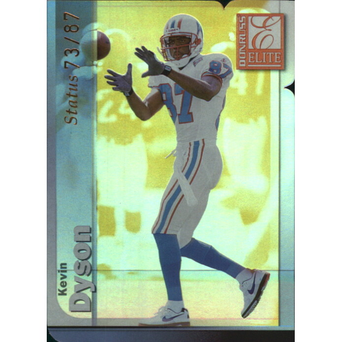 1999 Donruss Elite Status #142 Kevin Dyson/87