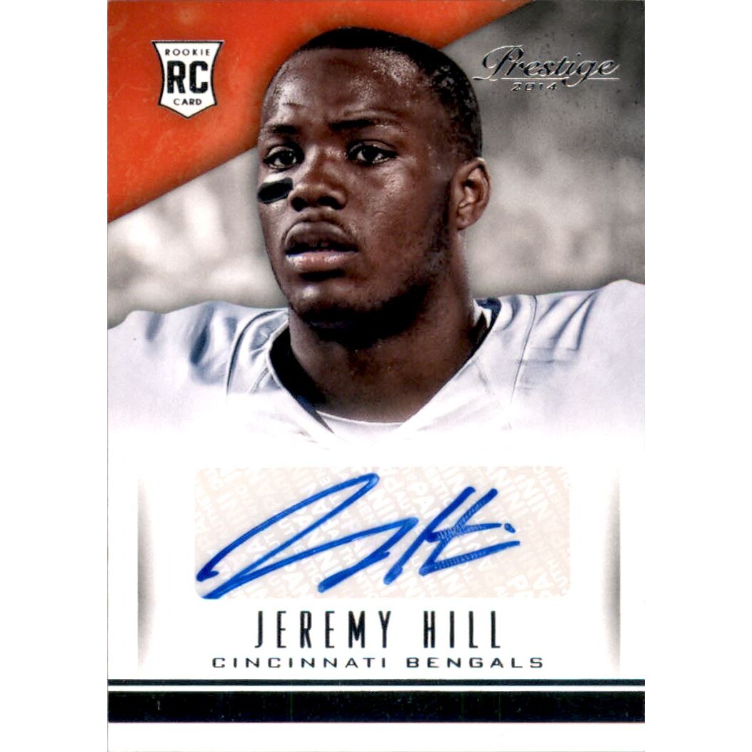 2014 Prestige Rookie Autographs #249 Jeremy Hill