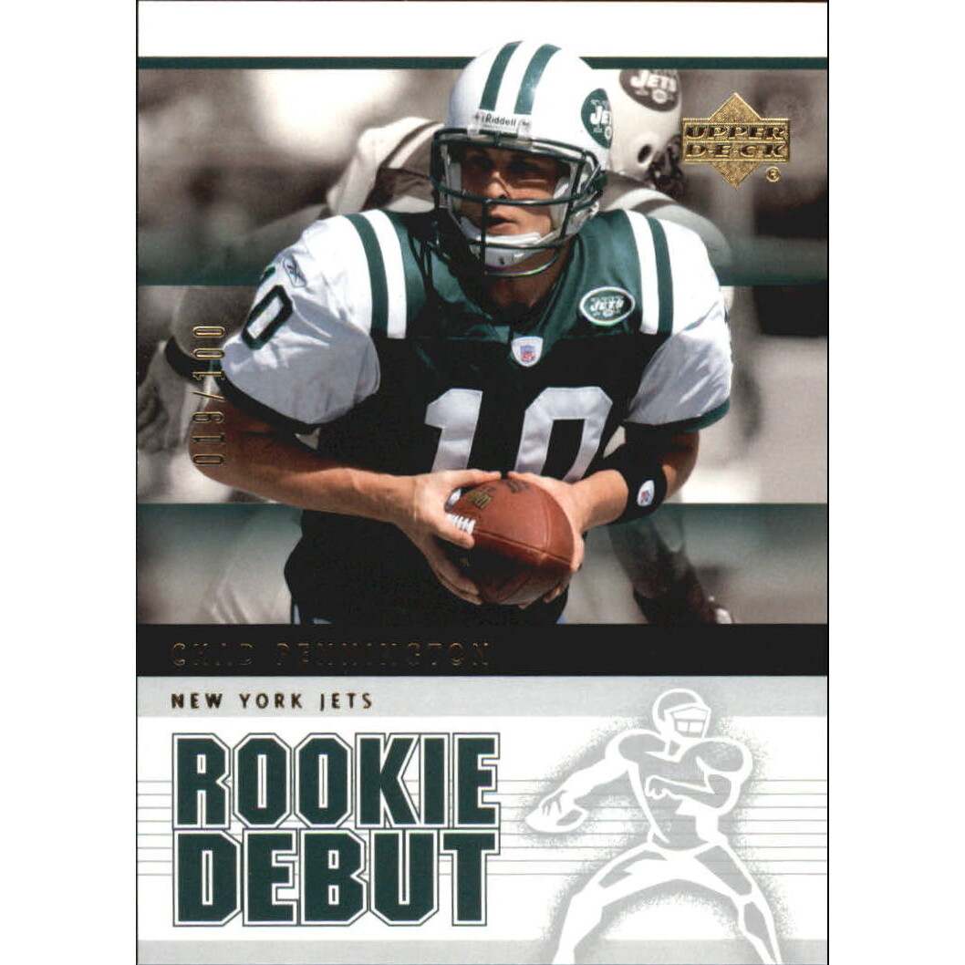 2005 Upper Deck Rookie Debut Gold 100 #67 Chad Pennington