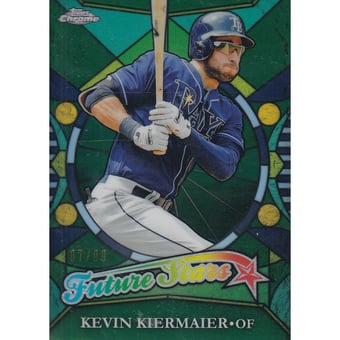2016 Topps Chrome Future Stars Green Refractors #FS16 Kevin Kiermaier