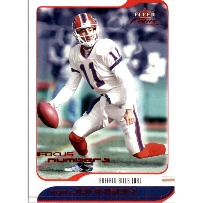 2001 Fleer Focus Numbers #144 Rob Johnson/175. rookie card picture
