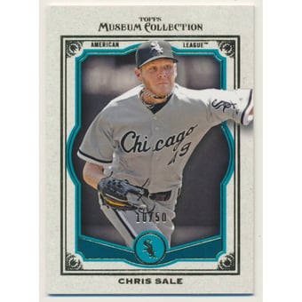 2013 Topps Museum Collection Teal #25 Chris Sale