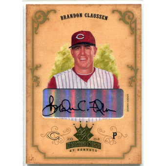 2004 Diamond Kings DK Signatures Gold #56 Brandon Claussen/50