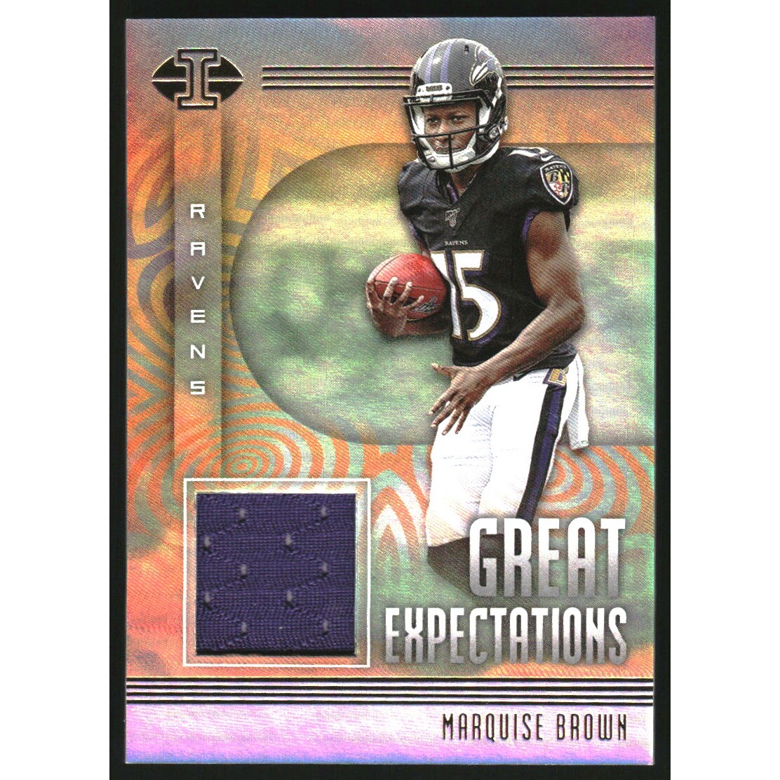 2019 Panini Illusions Great Expectations Jerseys #GEMBO Marquise Brown 2019 Panini Illusions Great Expectations Jerseys #GEMBO Marquise Brown
